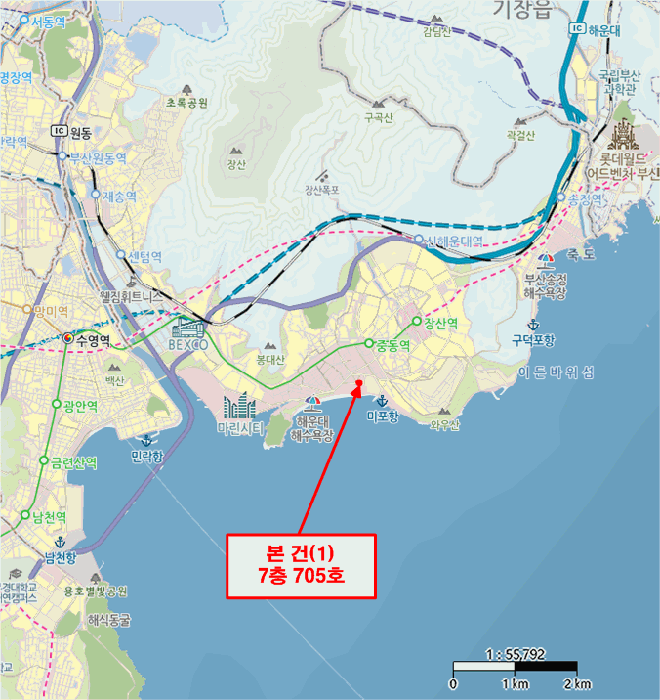 부산 해운대구 중동 상가,오피스텔,근린시설 경매 물건 사진 6 · 2025타경5750