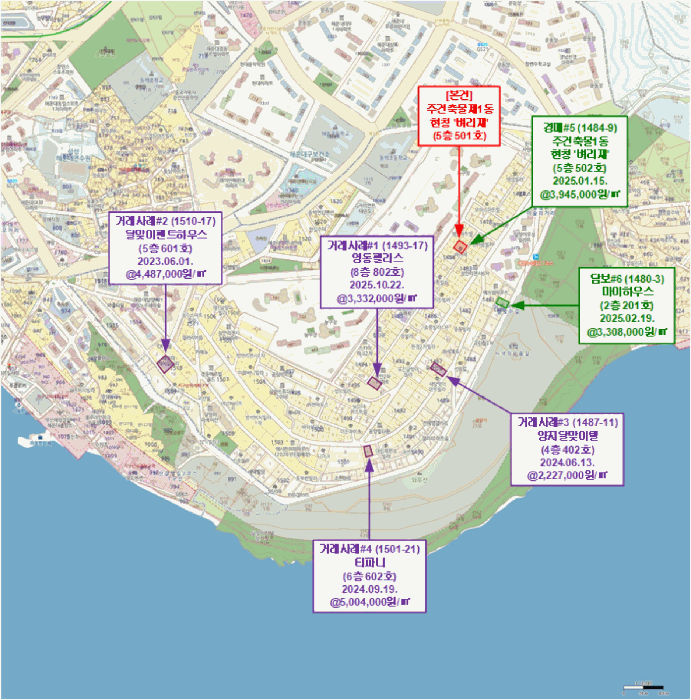 부산 해운대구 중동 상가,오피스텔,근린시설 경매 물건 사진 3 · 2025타경5951