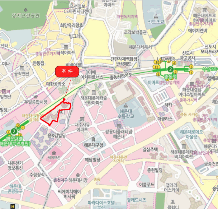 부산 해운대구 우동 아파트 경매 물건 사진 2 · 2025타경602