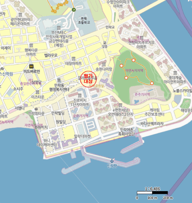 부산 수영구 민락동 상가,오피스텔,근린시설 경매 물건 사진 5 · 2025타경6218