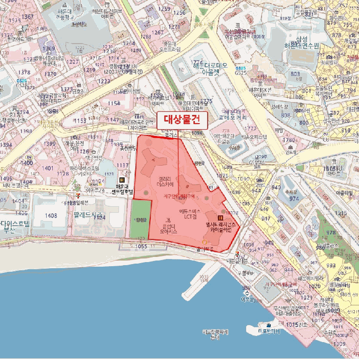 부산 해운대구 중동 근린생활시설 경매 물건 사진 3 · 2025타경694