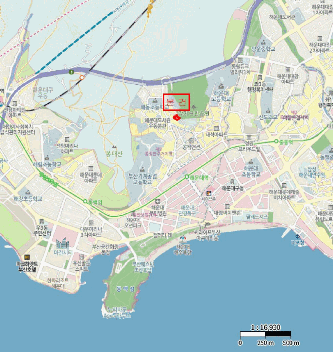 부산 해운대구 우동 연립주택,다세대,빌라 경매 물건 사진 3 · 2025타경721