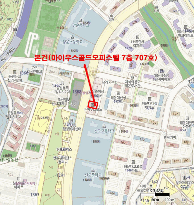 부산 해운대구 좌동 오피스텔 경매 물건 사진 2 · 2025타경734