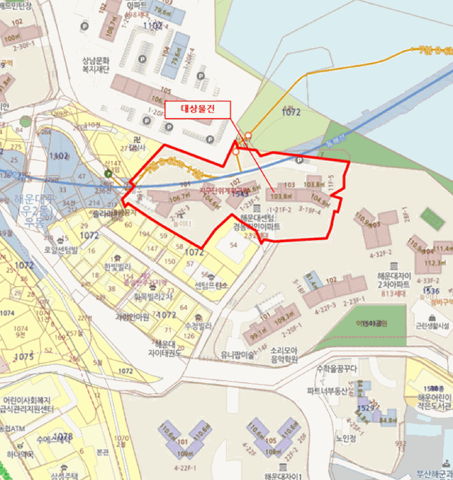 부산 해운대구 우동 아파트 경매 물건 사진 3 · 2025타경753