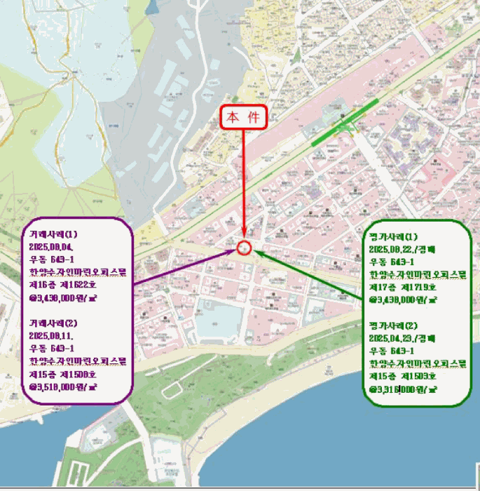 부산 해운대구 우동 오피스텔 경매 물건 사진 3 · 2025타경757