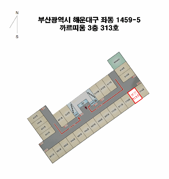 부산 해운대구 좌동 오피스텔 경매 물건 사진 4 · 2025타경765