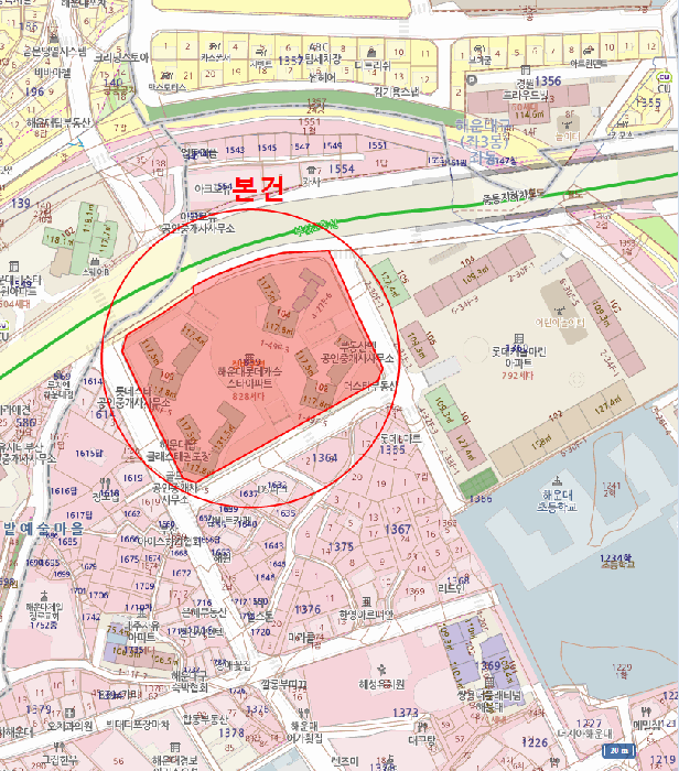 부산 해운대구 중동 상가,오피스텔,근린시설 경매 물건 사진 5 · 2025타경831