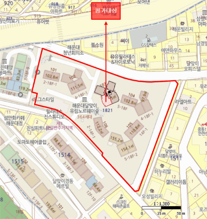 부산 해운대구 중동 아파트 경매 물건 사진 5 · 2025타경870