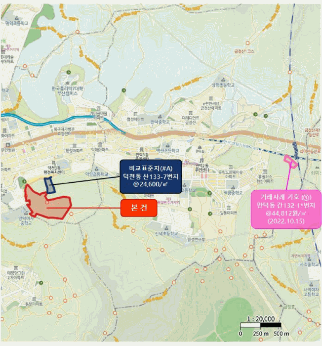 부산 북구 덕천동 임야 경매 물건 사진 3 · 2025타경101486