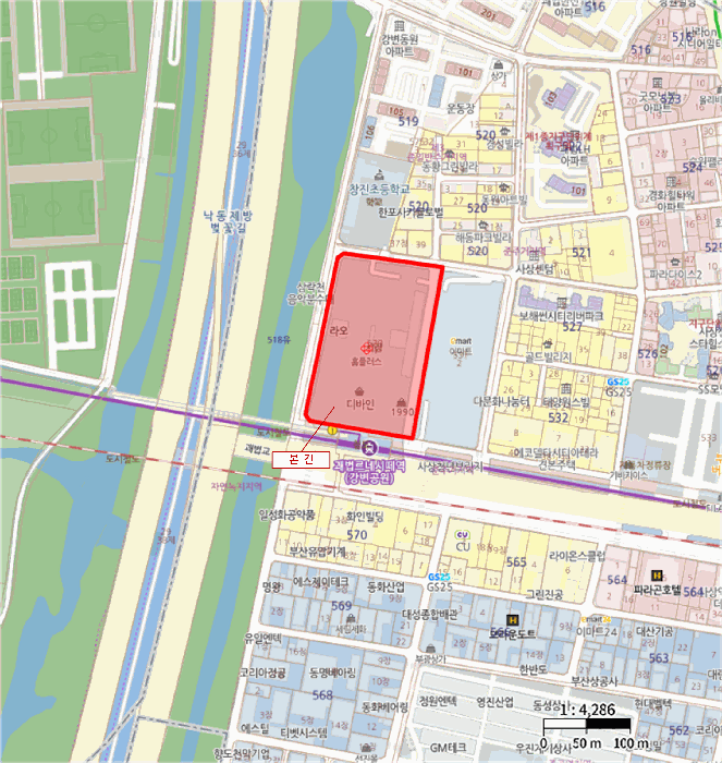 부산 사상구 괘법동 판매시설 경매 물건 사진 4 · 2025타경101741