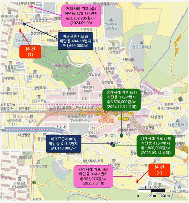 부산 사하구 하단동 도로 경매 물건 사진 5 · 2025타경101816