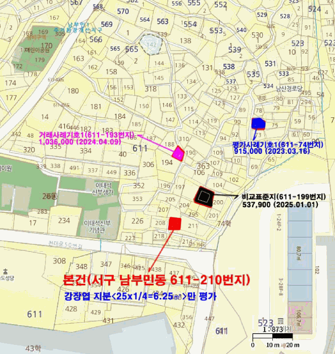 부산 서구 남부민동 대지 경매 물건 사진 5 · 2025타경101865