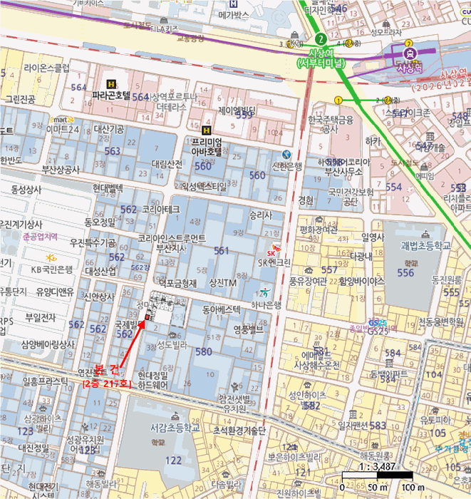 부산 사상구 괘법동 근린생활시설 경매 물건 사진 3 · 2025타경3303