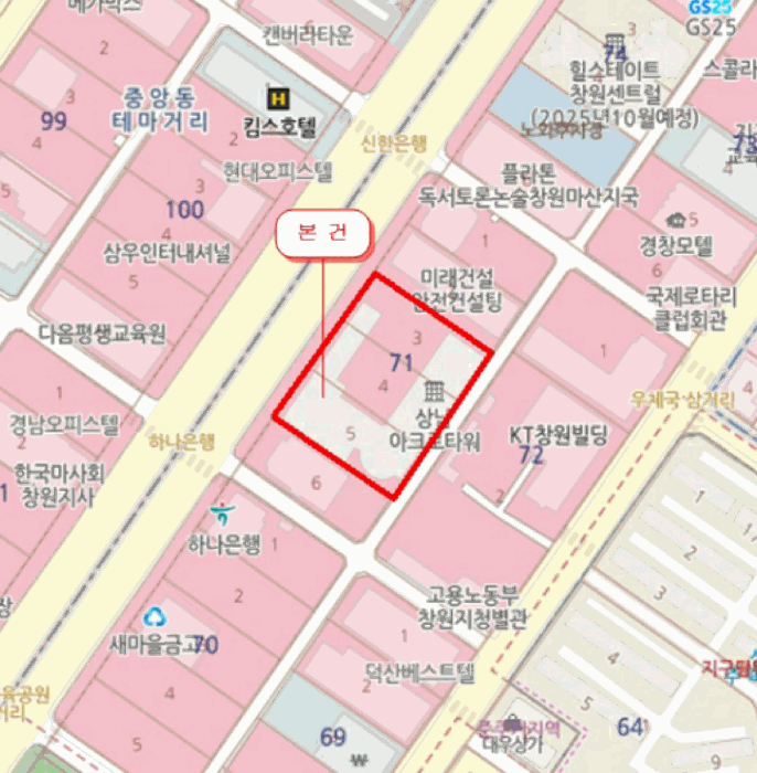 경남 창원시 성산구 상남동 오피스텔 경매 물건 사진 3 · 2025타경12124