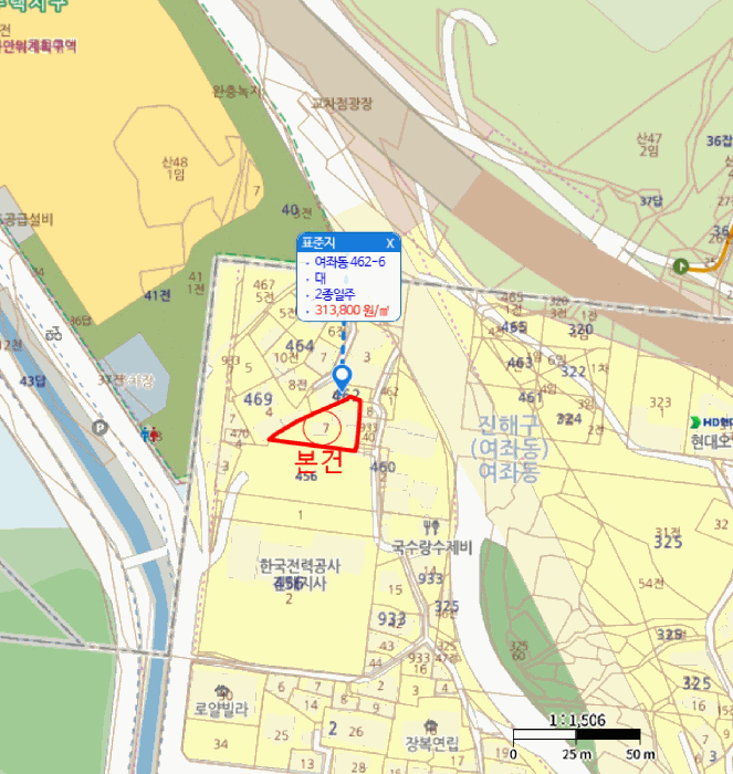 경남 창원시 진해구 여좌동 대지 경매 물건 사진 6 · 2025타경658