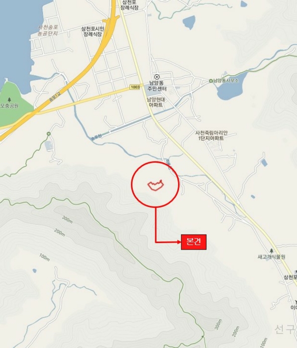 경남 사천시 송포동 임야 경매 물건 사진 4 · 2024타경40266