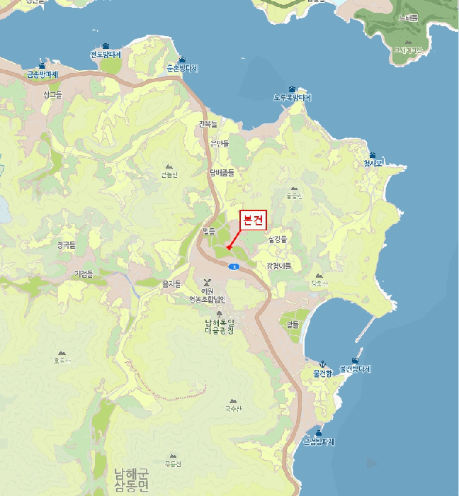 경남 남해군 삼동면 답 경매 물건 사진 3 · 2025타경31132