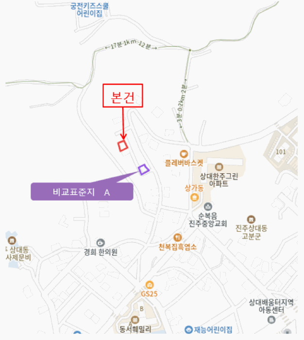 경남 진주시 상대동 대지 경매 물건 사진 4 · 2025타경31512