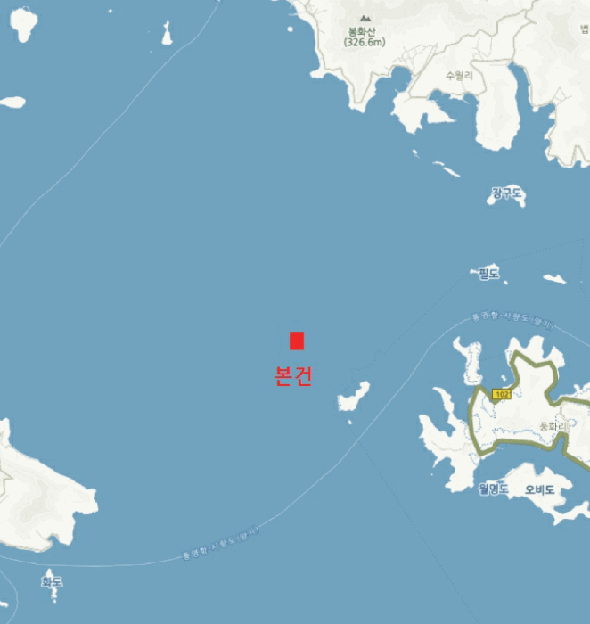 경남 통영시 산양읍 어업권 경매 물건 사진 2 · 2025타경22217