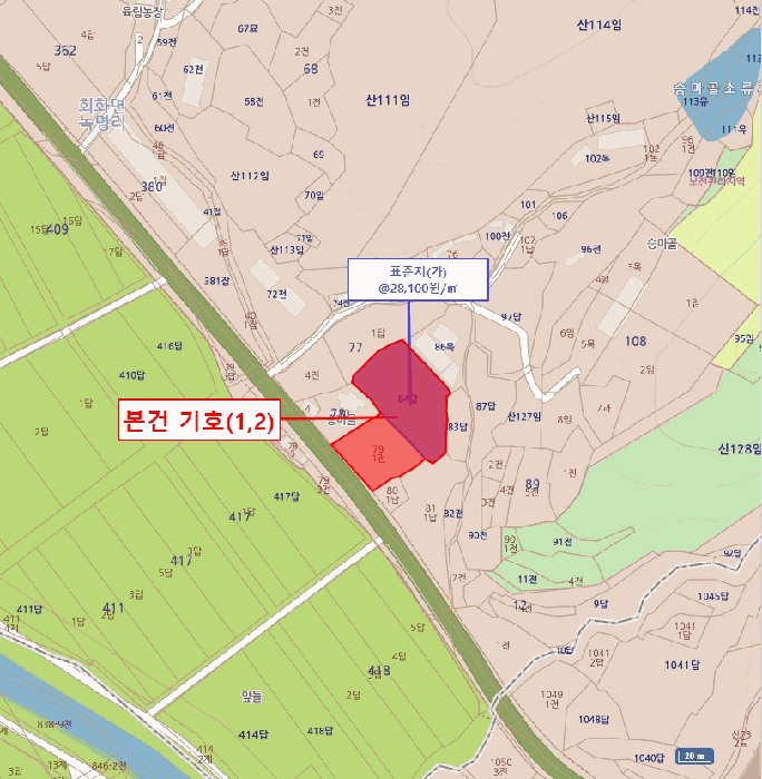 경남 고성군 회화면 답 경매 물건 사진 6 · 2025타경666