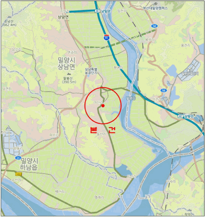 경남 밀양시 상남면 전답 경매 물건 사진 6 · 2026타경124
