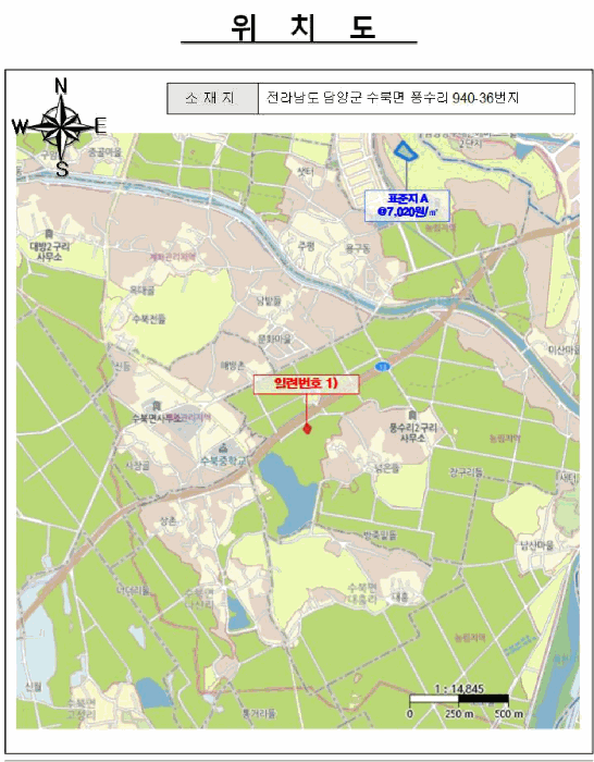 전남 담양군 수북면 임야 경매 물건 사진 3 · 2025타경31962