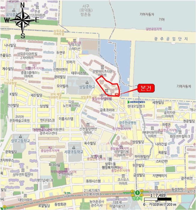 광주 서구 쌍촌동 근린생활시설 경매 물건 사진 3 · 2025타경33392