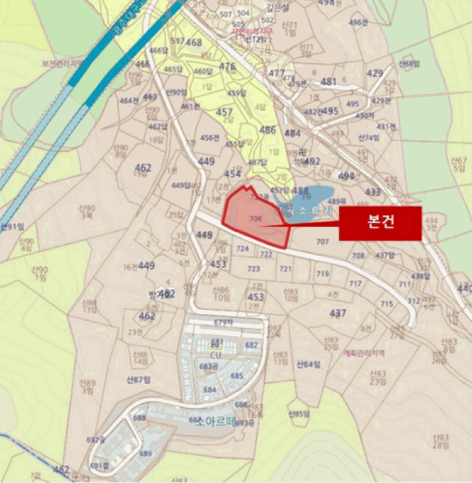 전남 담양군 담양읍 대지 경매 물건 사진 3 · 2025타경33467