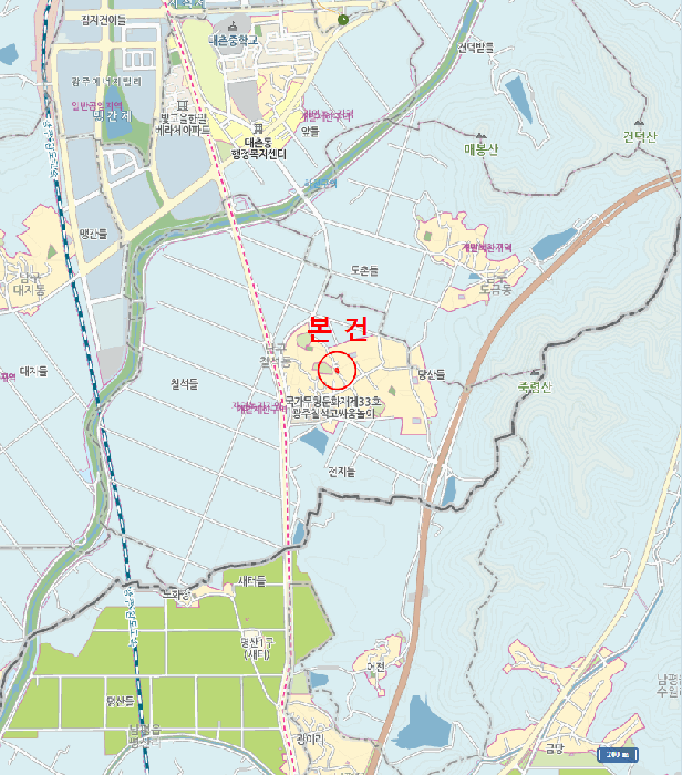 광주 남구 칠석동 대지 경매 물건 사진 5 · 2025타경34501