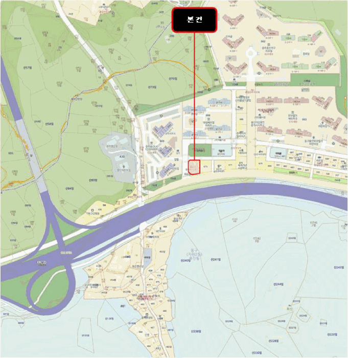 광주 동구 용산동 근린생활시설 경매 물건 사진 2 · 2025타경34511