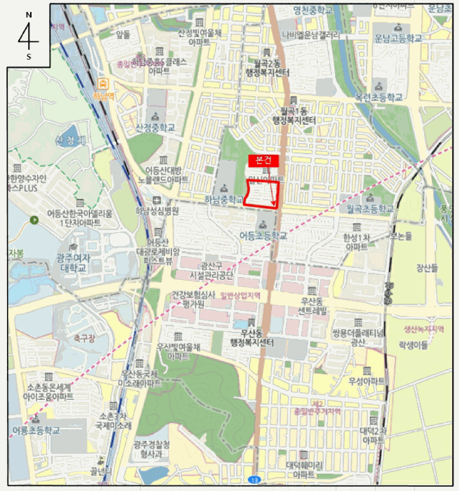 광주 광산구 월곡동 상가,오피스텔,근린시설 경매 물건 사진 4 · 2025타경34535