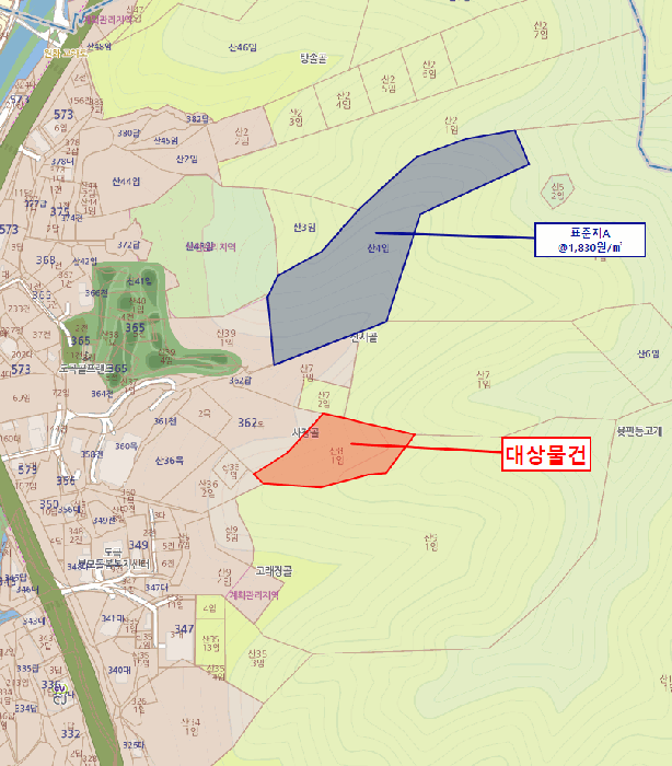 전남 화순군 도곡면 임야 경매 물건 사진 6 · 2025타경34611
