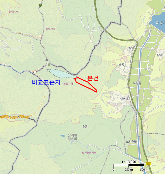 전남 장성군 삼계면 임야 경매 물건 사진 5 · 2025타경5511