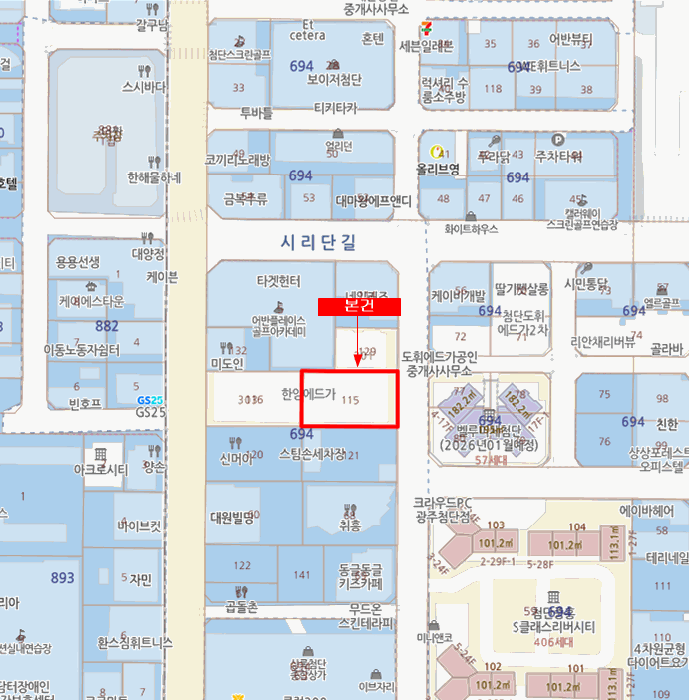 광주 광산구 쌍암동 오피스텔 경매 물건 사진 3 · 2025타경7418