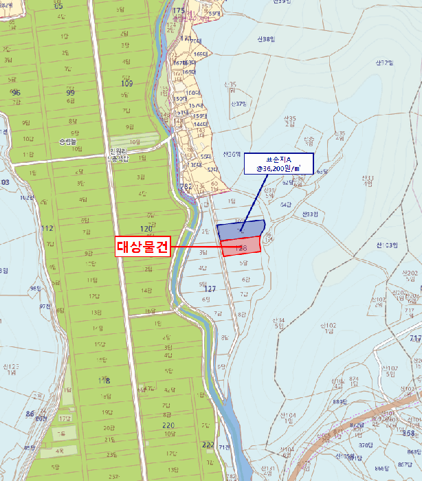 전남 장성군 진원면 전답 경매 물건 사진 5 · 2025타경8121