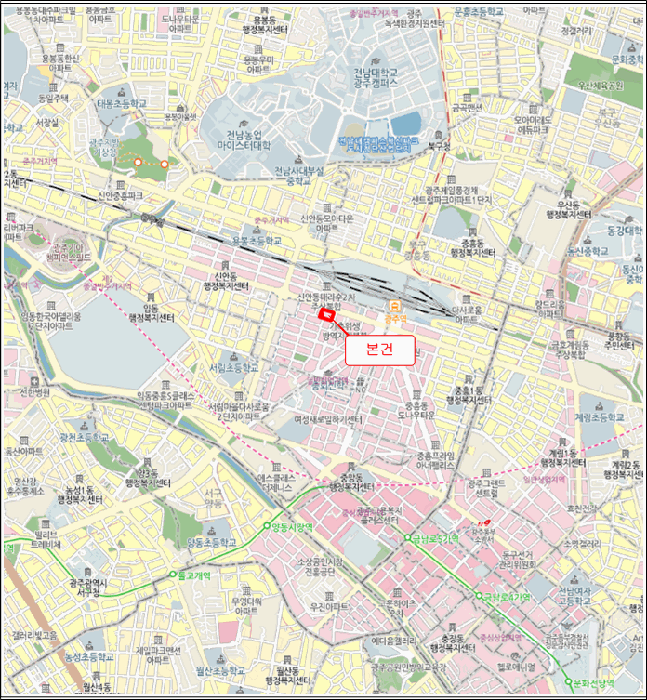 광주 북구 신안동 상가,오피스텔,근린시설 경매 물건 사진 2 · 2026타경30023
