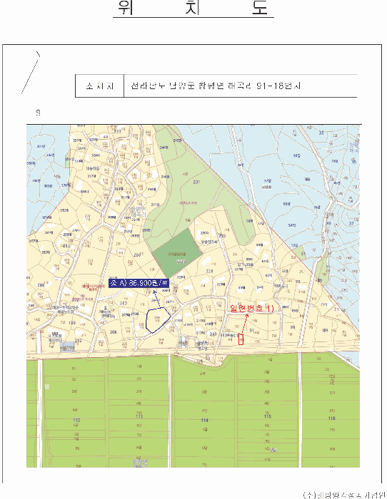 전남 담양군 창평면 대지 경매 물건 사진 4 · 2026타경30458