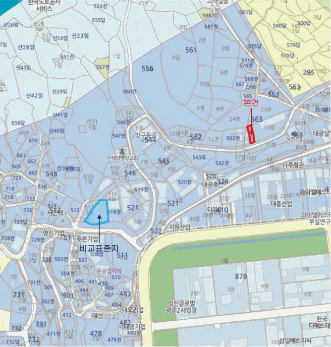 광주 광산구 지죽동 전답 경매 물건 사진 5 · 2026타경30640