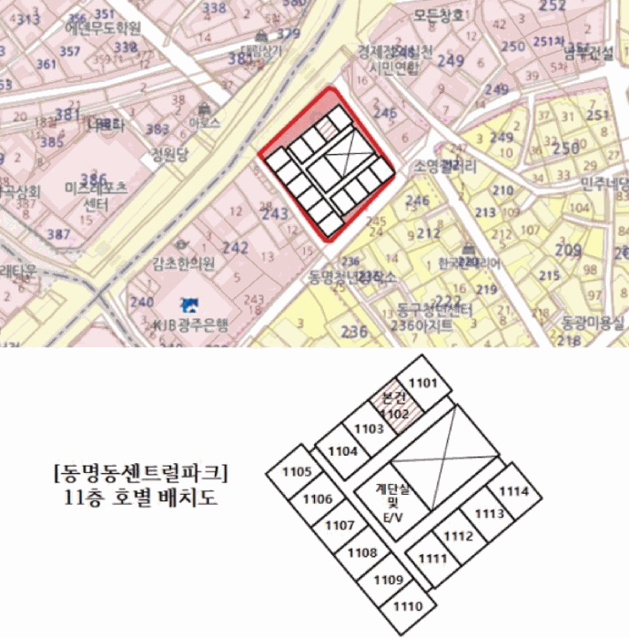 광주 동구 동명동 오피스텔 경매 물건 사진 2 · 2026타경30827