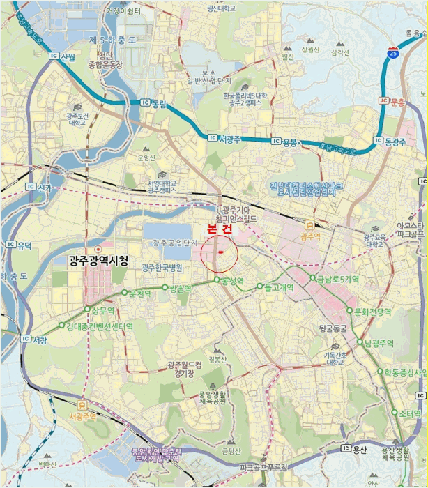 광주 서구 농성동 상가,오피스텔,근린시설 경매 물건 사진 5 · 2026타경3140
