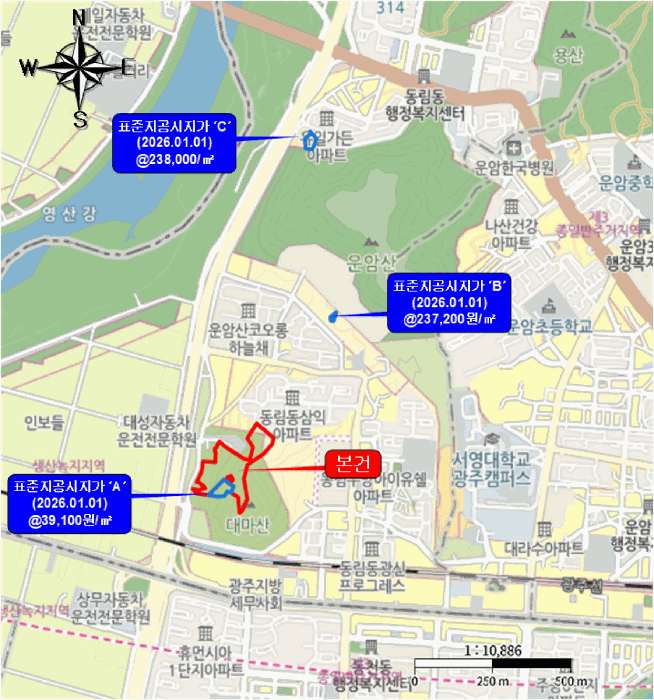 북구 동림동 임야 경매 물건 사진 5 · 2026타경4058