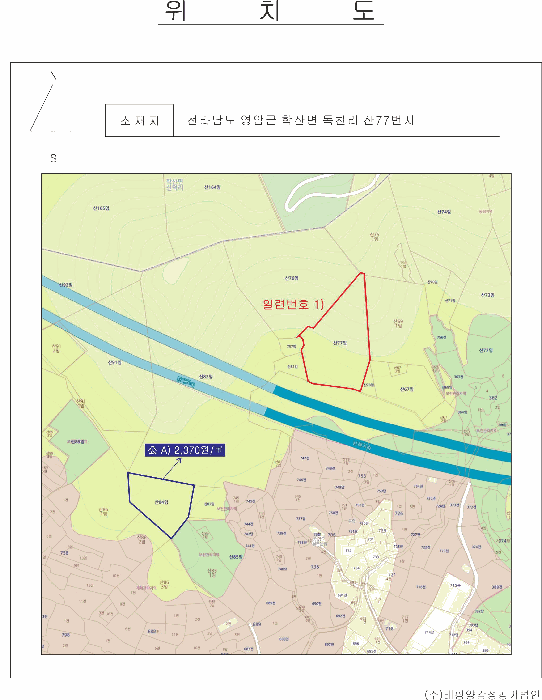 전남 영암군 학산면 임야 경매 물건 사진 3 · 2025타경51121