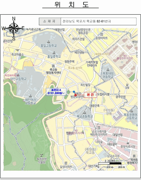 전남 목포시 죽교동 단독주택 경매 물건 사진