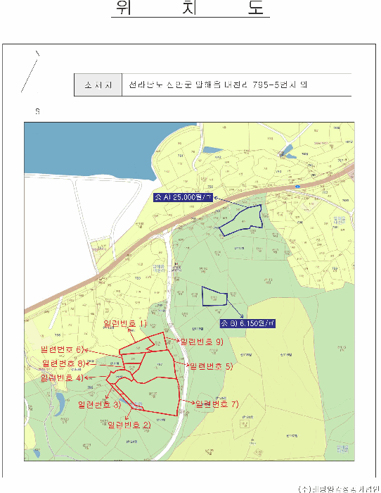 전남 신안군 압해읍 답 경매 물건 사진 5 · 2025타경51498
