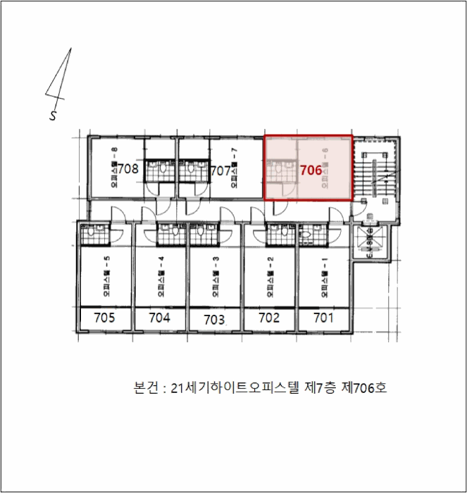 전남 목포시 상동 오피스텔 경매 물건 사진 6 · 2025타경51513