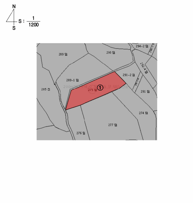 전남 무안군 삼향읍 답 경매 물건 사진 5 · 2025타경51587