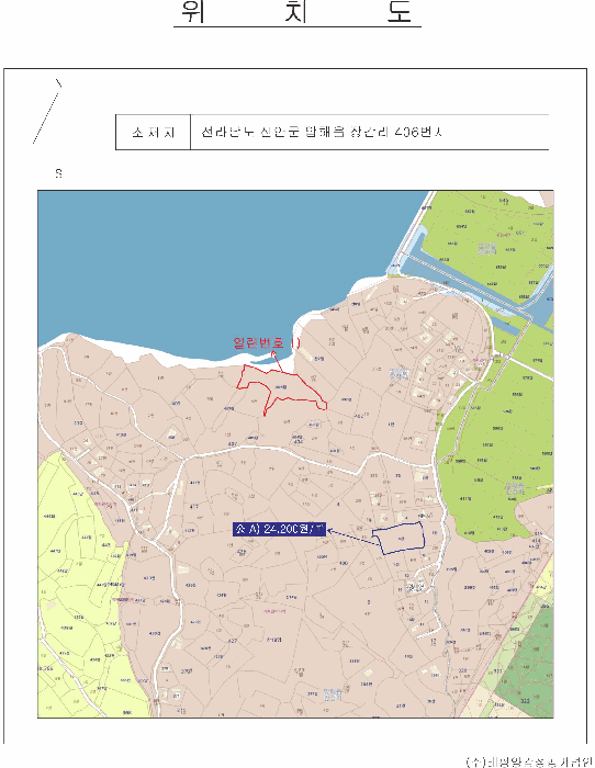 전남 신안군 압해읍 답 경매 물건 사진 3 · 2025타경51614