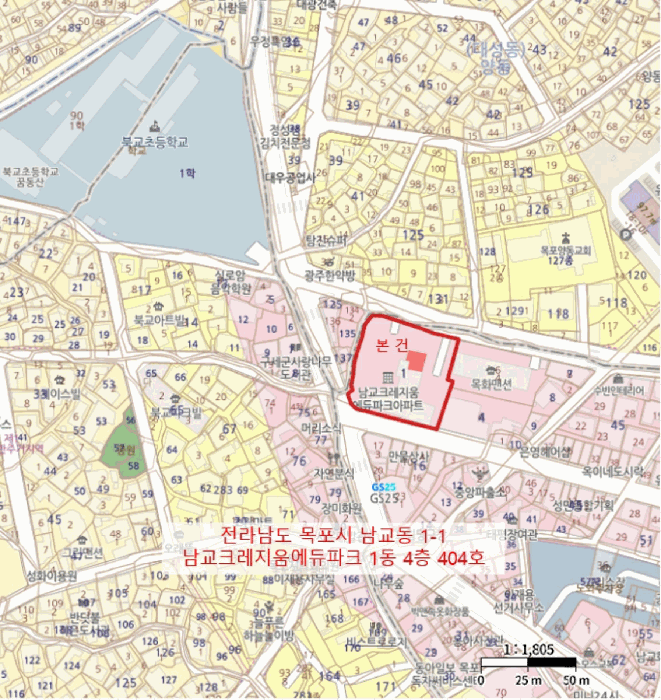 전남 목포시 남교동 아파트 경매 물건 사진 2 · 2025타경51687