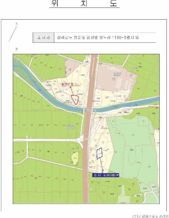 전남 영암군 금정면 단독주택 경매 물건 사진 3 · 2026타경57