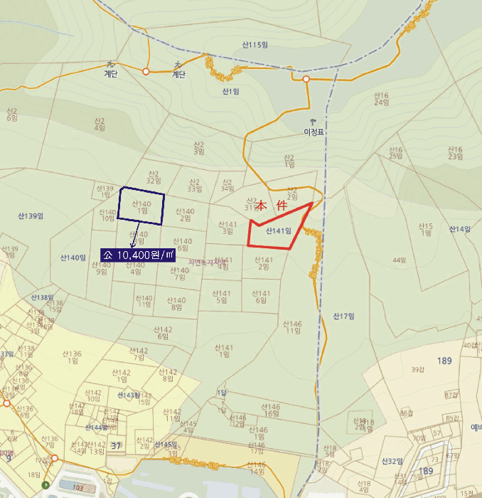전남 여수시 봉계동 임야 경매 물건 사진 6 · 2025타경51233